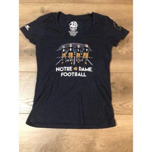 Notre Dame The Shirt Football Short Sleeve 2017 Women's Sz small